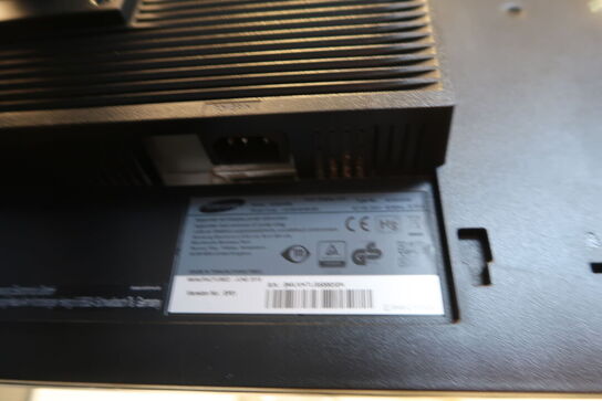 2 stk. computeskærme SAMSUNG S23E450, dockingstation LENOVO Thinkpad, tastatur, mus