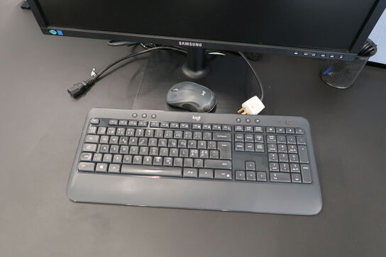 Computerskærm SAMSUNG S45E450D, tastatur, mus