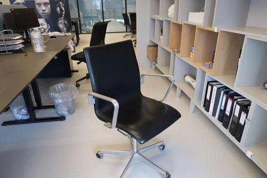 Kontorstol OXFORD lav ryg af Arne Jacobsen