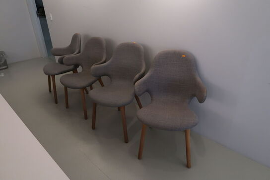 8 stk. mødestole &TRADITION Catch JH1