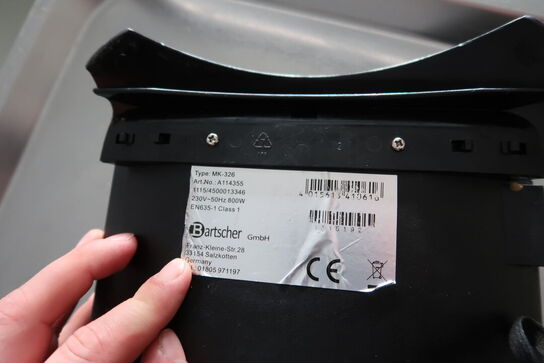 Varmeplade BARTSCHER MK-326