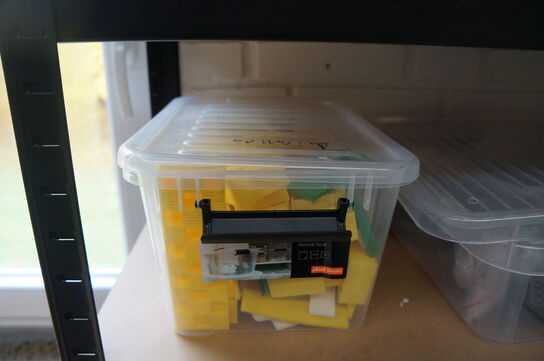 3 stk. reoler inkl rullebord