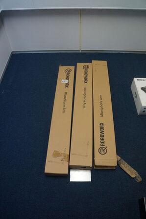 3 stk. mikrofonholdere ROADWORX