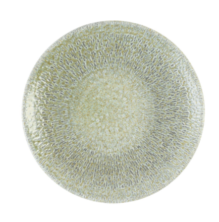 43 stk. Dudson Harvest Grain flad tallerken uden fane, grøn, ø16,4 cm