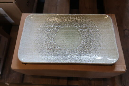 18 stk. Dudson Harvest Grain fad, grøn, 27 x 16 cm