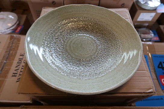 48 stk. Dudson Harvest Grain skål, grøn, 80 cl, ø25 cm