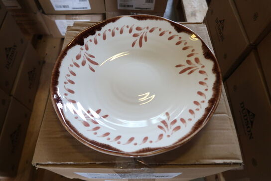 39 stk. Dudson Harvest Mediterranean skål, brun, 80 cl, ø25 cm