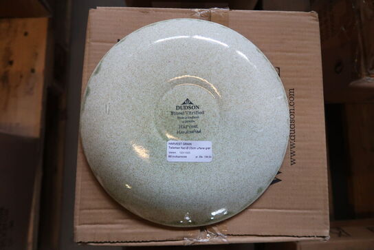 29 stk. Dudson Harvest Grain flad tallerken uden fane, grøn, ø23 cm