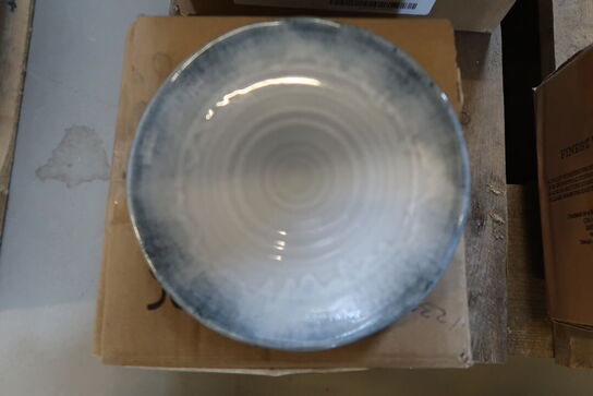 13 stk. Dudson Harvest Flux flad tallerken uden fane, grå, ø16,4 cm