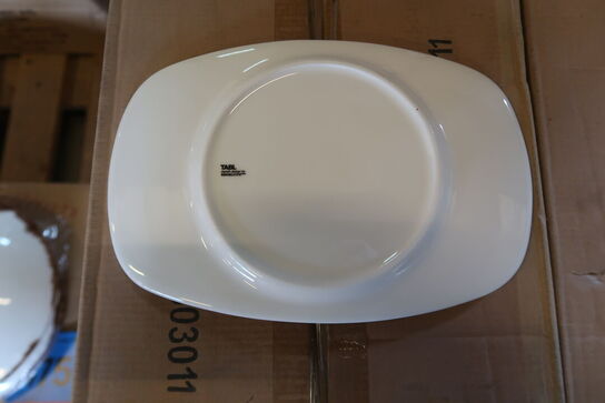 88 stk. Tabl S1 oval tallerken, 24 x 16 cm