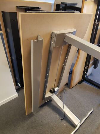 Fire hæve/sænkeborde assorterede