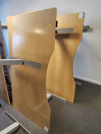 Fire hæve/sænkeborde assorterede