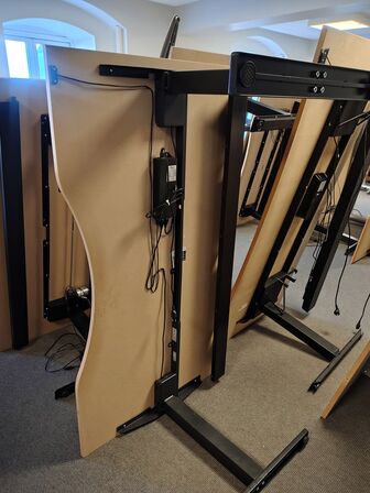 Fire hæve/sænkeborde assorterede