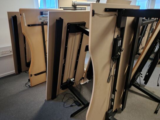 Fire hæve/sænkeborde assorterede