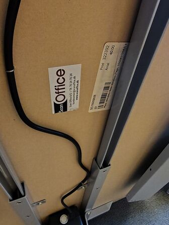 Fire hæve/sænkeborde assorterede