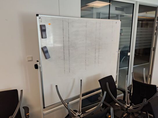 Whiteboard på stativ 