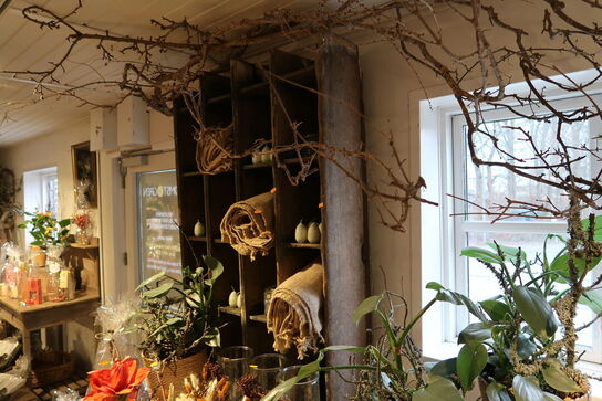 Reolsystem med indhold