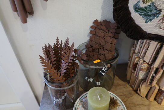 Div. Stearinlys, dekorationer m.m.