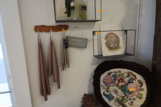 Div. Stearinlys, dekorationer m.m.