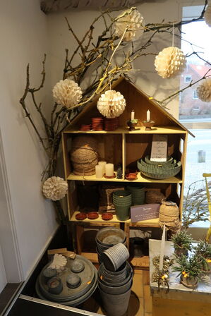 Div. Krukker, vaser samt tørrede blomster