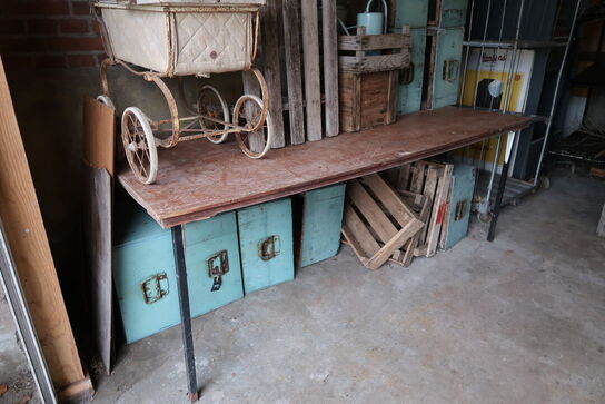 Div. Butiksinventar, reoler, skab, vogne m.m.