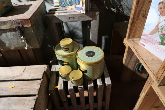 Metalkuffert, div. Trækasser uden indhold