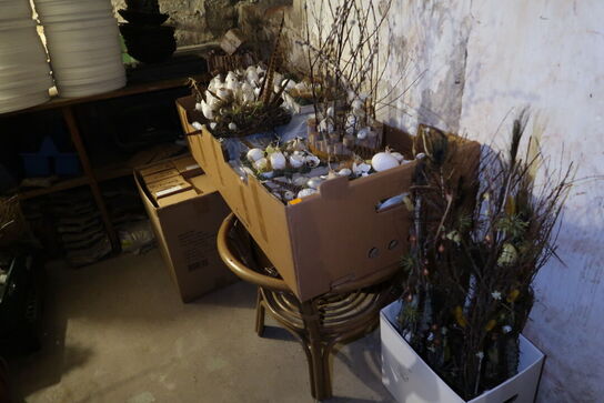 Div. Dekorationer, inventar m.m.