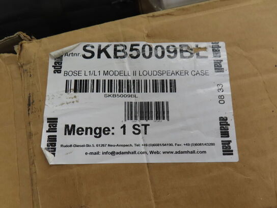 Flightcase til BOSE Højtalere ADAM HALL