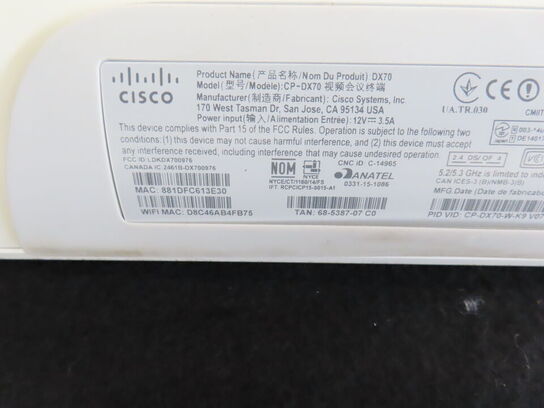 Konferrencesystem CISCO DX70 (MOMSFRI)