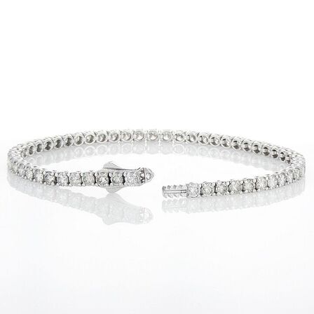 5,71 ct. Diamant tennisarmbånd