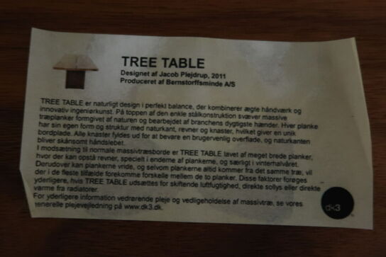 Spisebord DK3 Tree Table