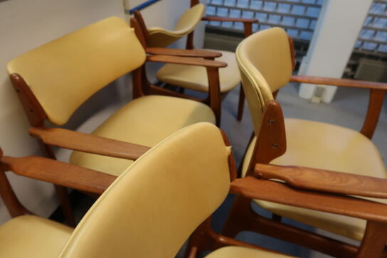 5 stk. armstole Erik Buch