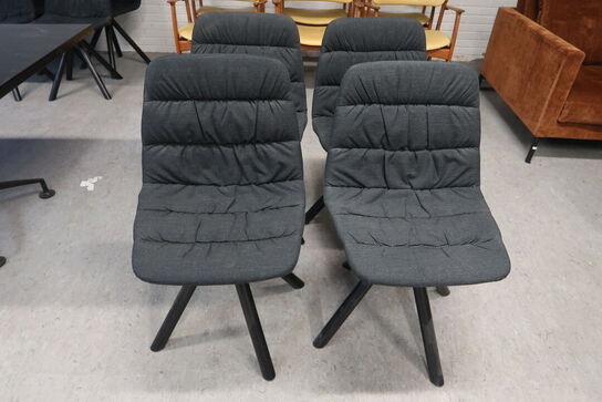 4 stk. stole VICCARBE Maarten Swivel Chair