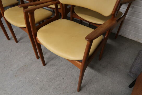 6 stk. armstole Erik Buch