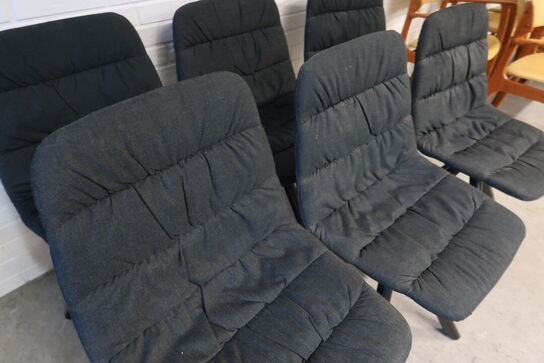 6 stk. stole VICCARBE Maarten Swivel Chair