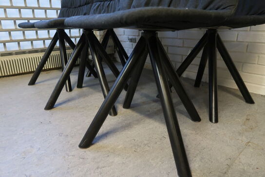 6 stk. stole VICCARBE Maarten Swivel Chair