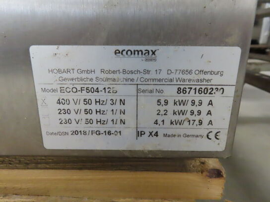 Opvaskemaskine ECOMAX by HOBART