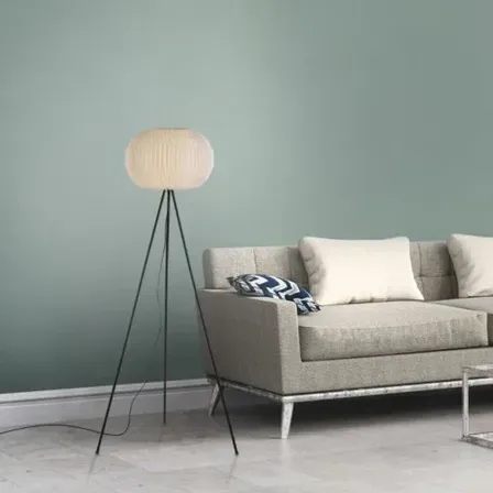 Paul neuhaus gulvlampe sorthvid 150 cm(ubrugt)