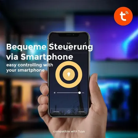 8 stk. B.K Licht Smarthome Wifi Pære E27 LED 9 Watt Tuya 806 Lumen 2700K(ubrugt)
