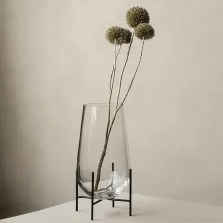 Audo menu echasse vase 28cm med stativ(ubrugt)