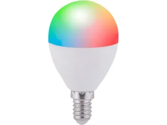 6 stk. leuchtendirekt led smart e14 rgb cct remote app alexa(ubrugt)