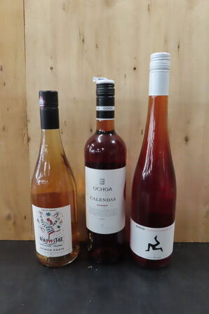 3 fl. Rosévin 75cl.