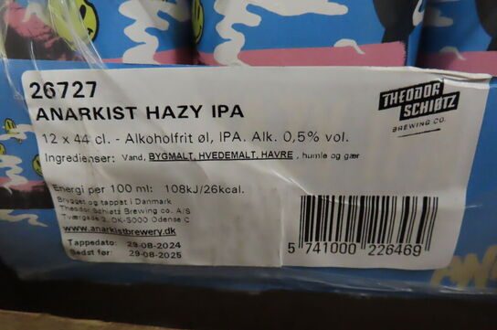 Diverse øl, sodavand og saft (overskredet holdbarhed)