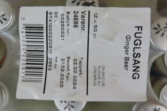 Diverse øl, sodavand og saft (overskredet holdbarhed)