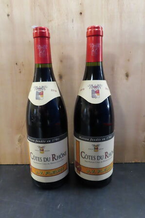 2 fl. Rødvin J.V. FLEURY 75cl.
