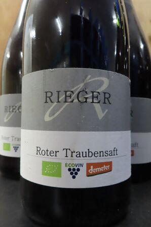 6 fl. Druesaft RIEGER 98cl.