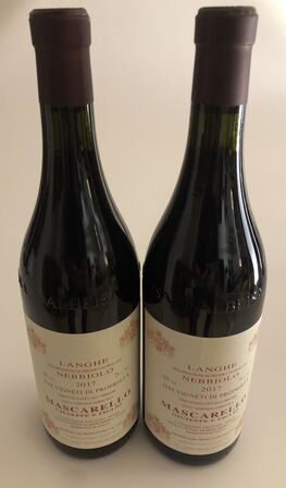 2 stk. Rødvin GIUSEPPE E FIGLIO Langhe Nebbiolo 2017 Mascarello