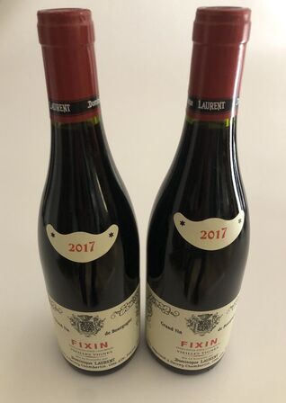 2 stk. Rødvin DOMINIQUE LAURENT Fixin 2017 Villes Vignes
