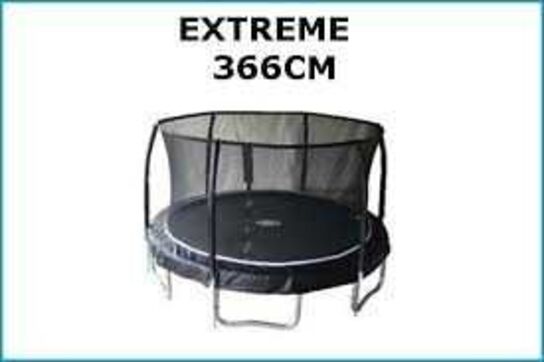 Extreme trampolin Ø: 366 cm Inkl. Sikkerhedsnet