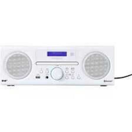 Prosonic hifi-1000 musikanlæg DAB+/FM/CD/Bluetooth - hvid